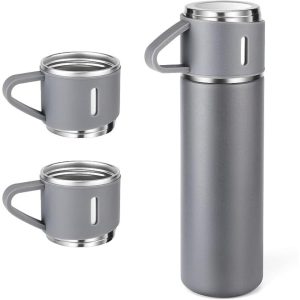 High-Quality Flask Set (Grey clor)