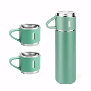 High-Quality Flask Set (Green)