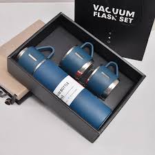 High-Quality Flask Set (Blue colore )