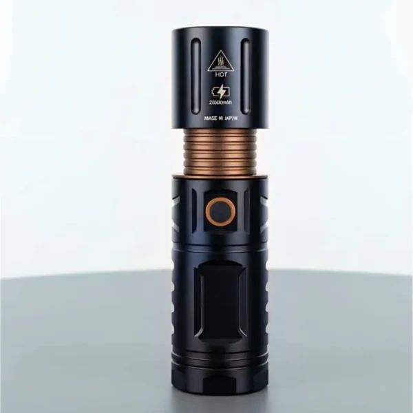 Rechargeable Super Power Emergency LED Jumbo Torch Light with Power Bank (30000mAh Battery)