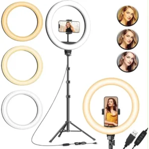 14 Inch LED Ring Light with 7ft Tripod Stand