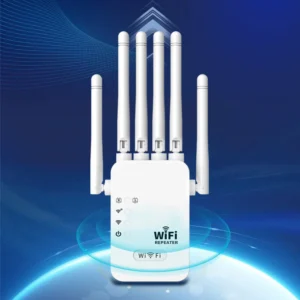 WiFi 6 High-Speed Repeater – 6 Antenna | 300Mbps Wi-Fi Range Extender