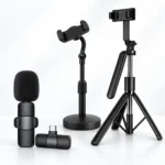 K8 Wireless Microphone With L7 Mobile Stand And R16 Tripod Combo