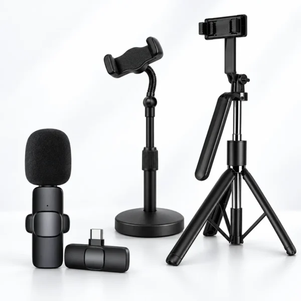 K8 Wireless Microphone With L7 Mobile Stand And R16 Tripod Combo